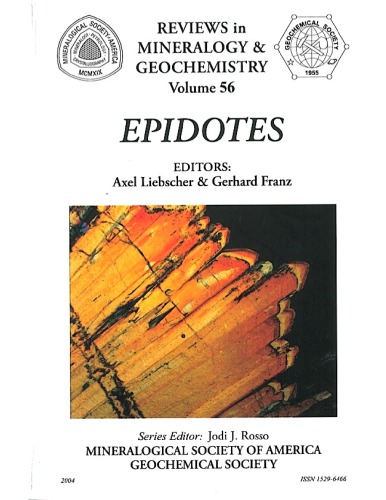 Epidotes Review In Mineralogy And Geochemistry 56 Axel Liebscher