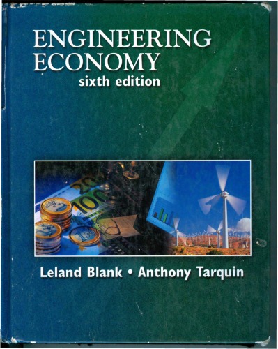 Engineering Economy Leland T Blank Anthony Tarquin