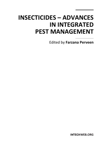 Insecticides Advances In Integrated Pest Management Farzana Perveen