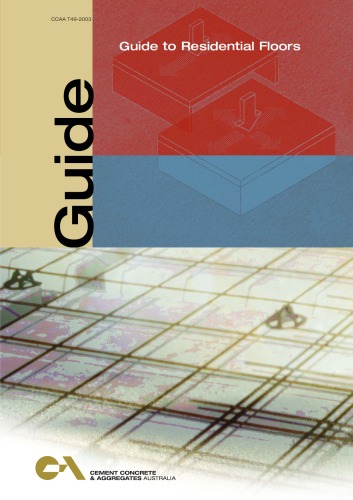 Guide To Residential Floors Cement And Concrete Association Of Australia