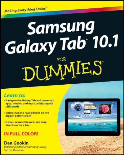 Samsung Galaxy Tab 101 For Dummies 1st Edition Dan Gookin