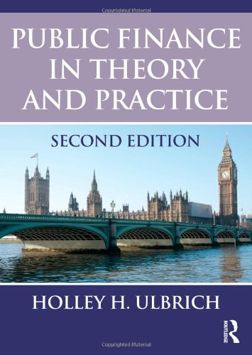Public Finance In Theory And Practice 2nd Edition Holley H Ulbrich