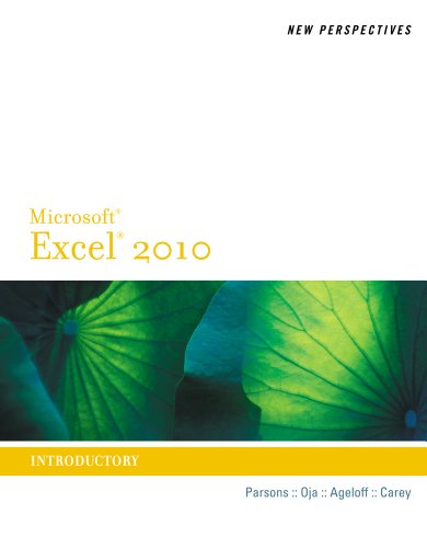 New Perspectives On Microsoft Office Excel 2010 Introductory 1st Edition June Jamrich Parsons