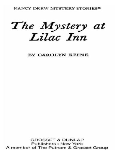 The Mystery At Lilac Inn Carolyn Keene