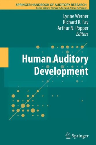 Human Auditory Development 1st Edition Lynne A Werner Auth