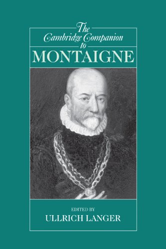 The Cambridge Companion To Montaigne Ullrich Langer