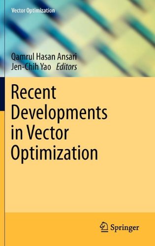 Recent Developments In Vector Optimization 1st Edition Gabriele Eichfelder