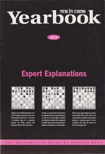 Expert Explanation New In Chess Yearbook 60 Genna Sosonko Paul Van Der Sterren