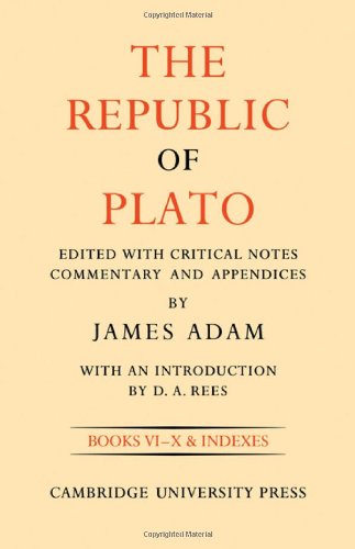 The Republic Of Plato Volume 2 2nd Edition J Adam