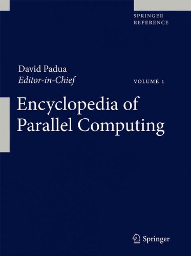 Encyclopedia Of Parallel Computing 1st Edition Auth David Padua Eds