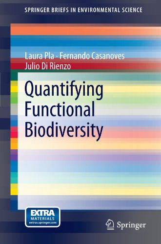 Quantifying Functional Biodiversity 1st Edition Laura Pla Fernando Casanoves