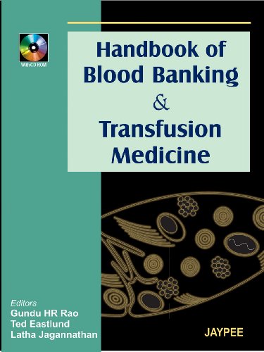 Handbook Of Blood Banking And Transfusion Medicine Rao