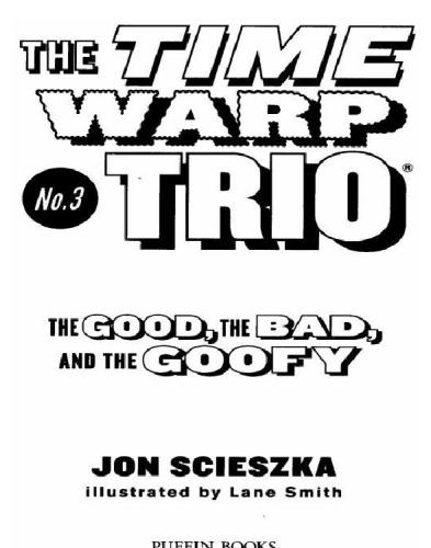 The Good The Bad And The Goofy Jon Scieszka