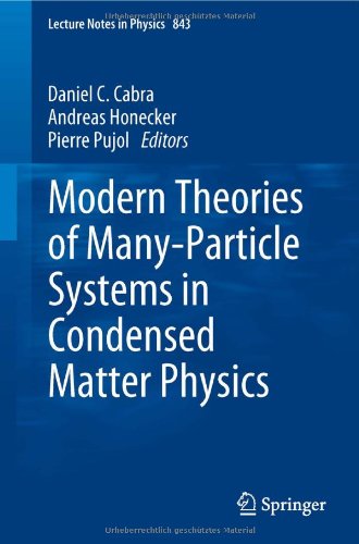 Modern Theories Of Manyparticle Systems In Condensed Matter Physics 1st Edition Subir Sachdev Auth