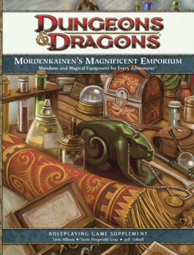 Mordenkainens Magnificent Emporium A 4th Edition Dd Supplement Wizards Rpg Team