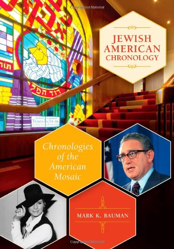 Jewish American Chronology Chronologies Of The American Mosaic Mark K Bauman