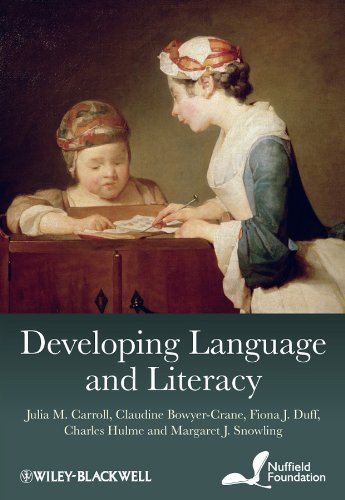 Developing Language And Literacy Effective Intervention In The Early Years 1st Edition Julia M Carroll