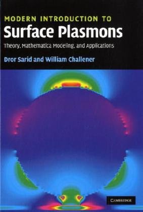 Modern Introduction To Surface Plasmons Theory Mathematica Modeling And Applications 1st Edition Dror Sarid