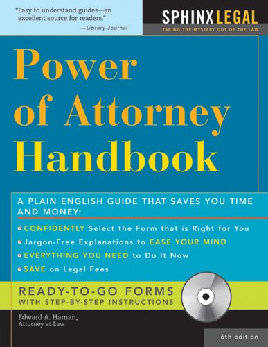 Power Of Attorney Handbook 6th Edward A Haman