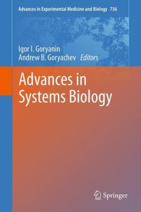 Advances In Systems Biology 1st Edition Hansmichael Kaltenbach