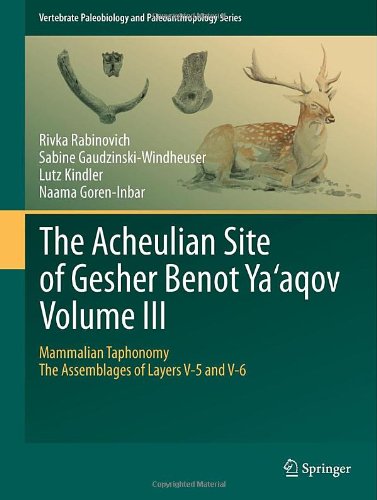 The Acheulian Site Of Gesher Benot Yaaqov Volume Iii Mammalian Taphonomy The Assemblages Of Layers V5 And V6 1st Edition Rivka Rabinovich