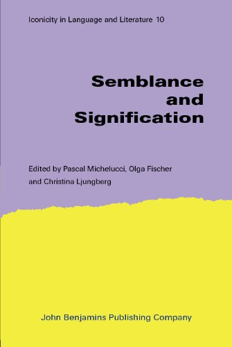 Semblance And Signification Iconicity In Language And Literature Pascal Michelucci