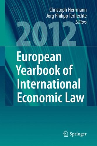 European Yearbook Of International Economic Law 2012 1st Edition Mauro Petriccione