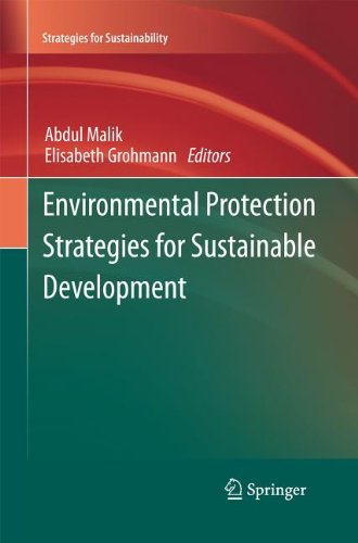 Environmental Protection Strategies For Sustainable Development 1st Edition Abdul Malik