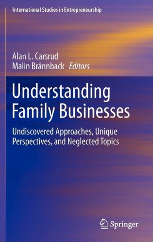 Understanding Family Businesses Undiscovered Approaches Unique Perspectives And Neglected Topics 1st Edition Alan L Carsrud