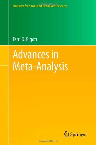 Advances In Metaanalysis 1st Edition Terri D Pigott Auth