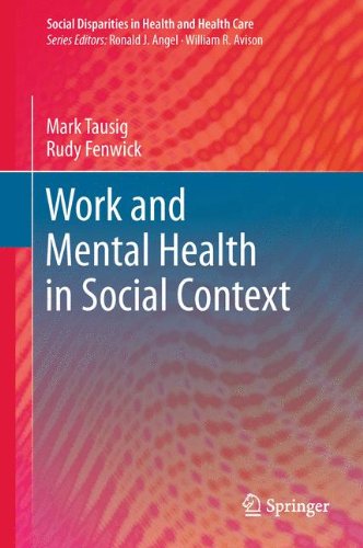 Work And Mental Health In Social Context 1st Edition Mark Tausig