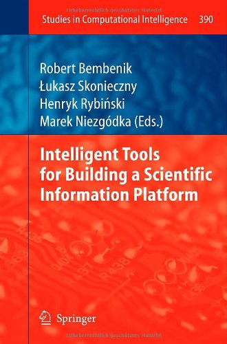 Intelligent Tools For Building A Scientific Information Platform 1st Edition Hung Son Nguyen
