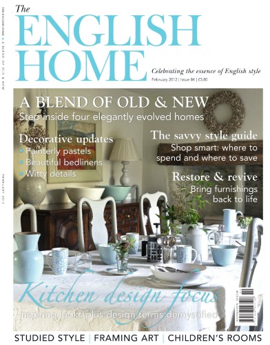 The English Home Magazine February 2012 Uk Edition Issue 84 Editor Kerryn Harpercuss