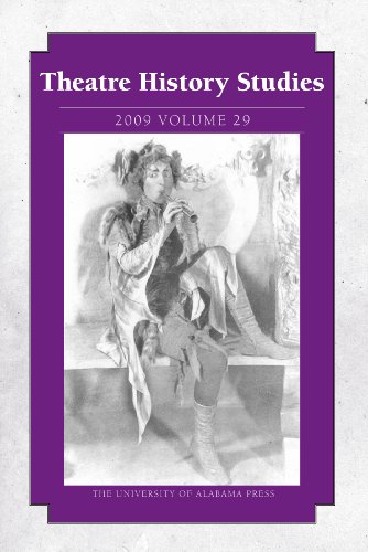 Theatre History Studies 2009 Volume 29 1st Edition Rhona Justicemalloy