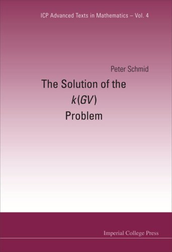 The Solution Of The Kgv Problem Icp Advanced Texts In Mathematics Peter Schmid