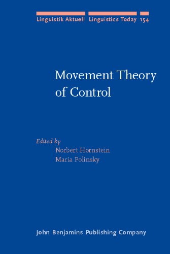 Movement Theory Of Control Linguistik Aktuell Linguistics Today Norbert Hornstein