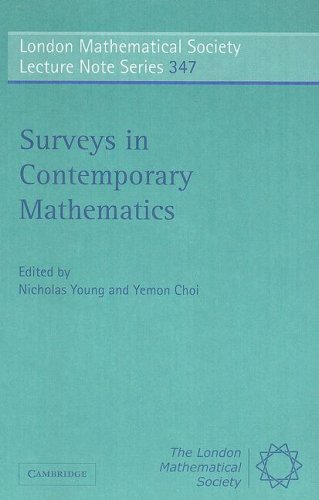 Surveys In Contemporary Mathematics 1st Edition Nicholas Young