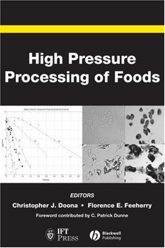 High Pressure Processing Of Foods Institute Of Food Technologists Series Florence Feeherry