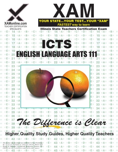 Icts English Language Arts 111 Teacher Certification 2nd Edition Xam Icts 2nd Edition Sharon Wynne