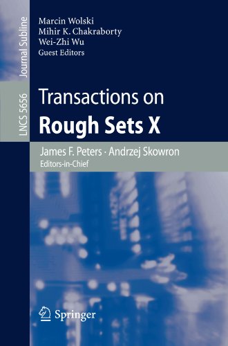 Transactions On Rough Sets X 1st Edition Marcin Wolski Auth
