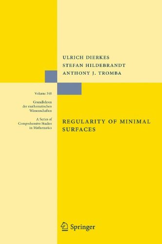 Regularity Of Minimal Surfaces 2nd Edition Ulrich Dierkes Stefan Hildebrandt