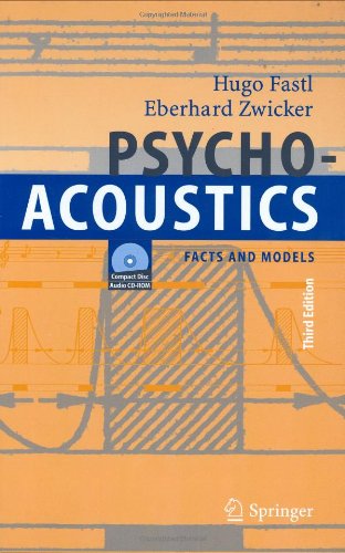 Psychoacoustics Facts And Models Springer Series In Information Sciences 3rd Hugo Fastl