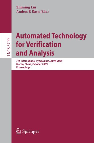Automated Technology For Verification And Analysis 7th International Symposium Atva 2009 Macao China October 1416 2009 Proceedings 1st Edition Mark R Greenstreet Auth