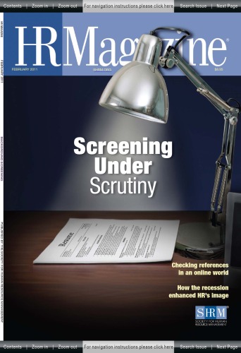 Hr Magazine March 2011 Volume 56 Society For Human Resource Management