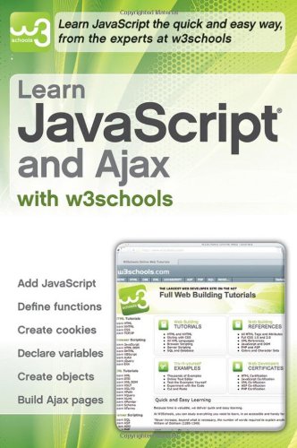 Learn Javascript And Ajax With W3schools 1st Edition W3schools