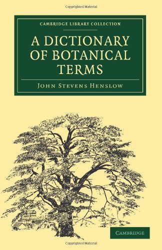 A Dictionary Of Botanical Terms Reissue John Stevens Henslow