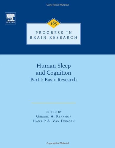 Human Sleep And Cognition Part 1 Basic Research 1st Edition Gerard A Kerkhof And Hans Pa Van Dongen Eds