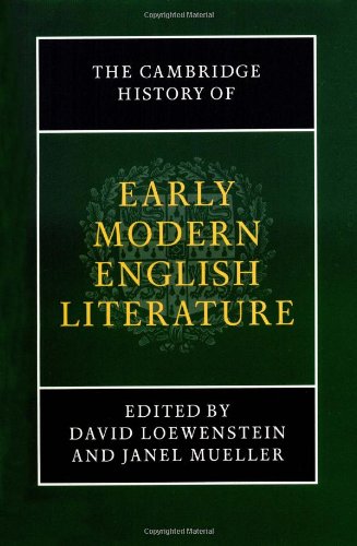 The Cambridge History Of Early Modern English Literature The New Cambridge History Of English Literature David Loewenstein
