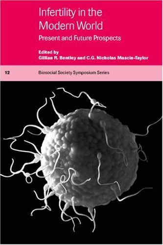 Infertility In The Modern World Present And Future Prospects Biosocial Society Symposium Series 1st Edition Gillian R Bentley