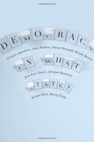 Democracy In What State New Directions In Critical Theory Giorgio Agamben